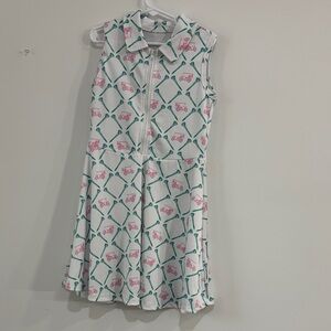 Charming Pink and White Kids Dress